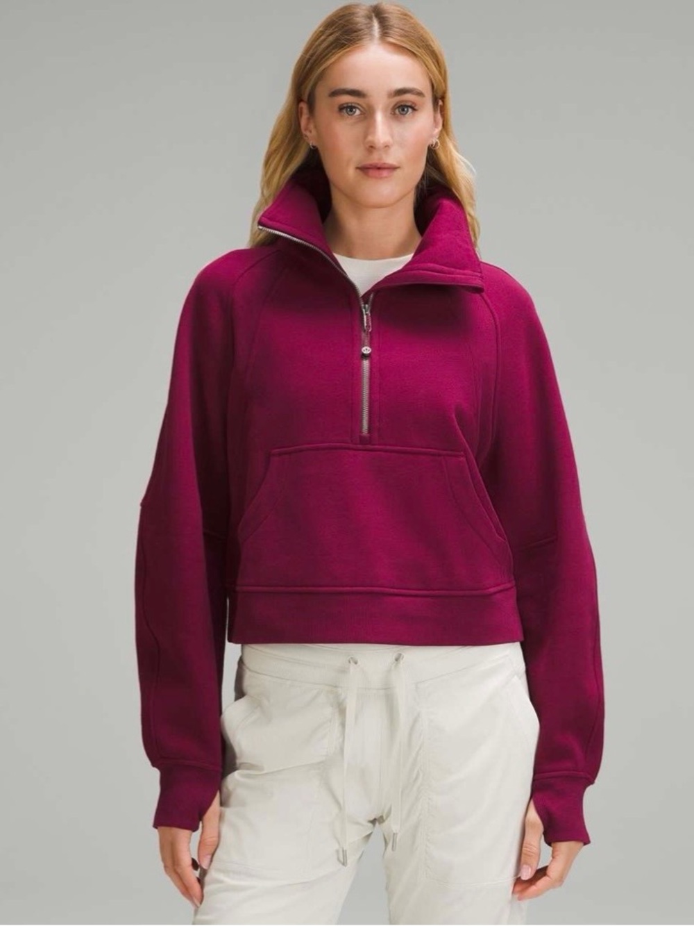 Lululemon Scuba Oversized Funnel-Neck Half Zip
Deep Luxe M/L EUC